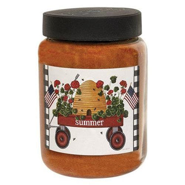 Summer Wagon Jar Candle Buttered Maple Syrup 26oz - The Fox Decor